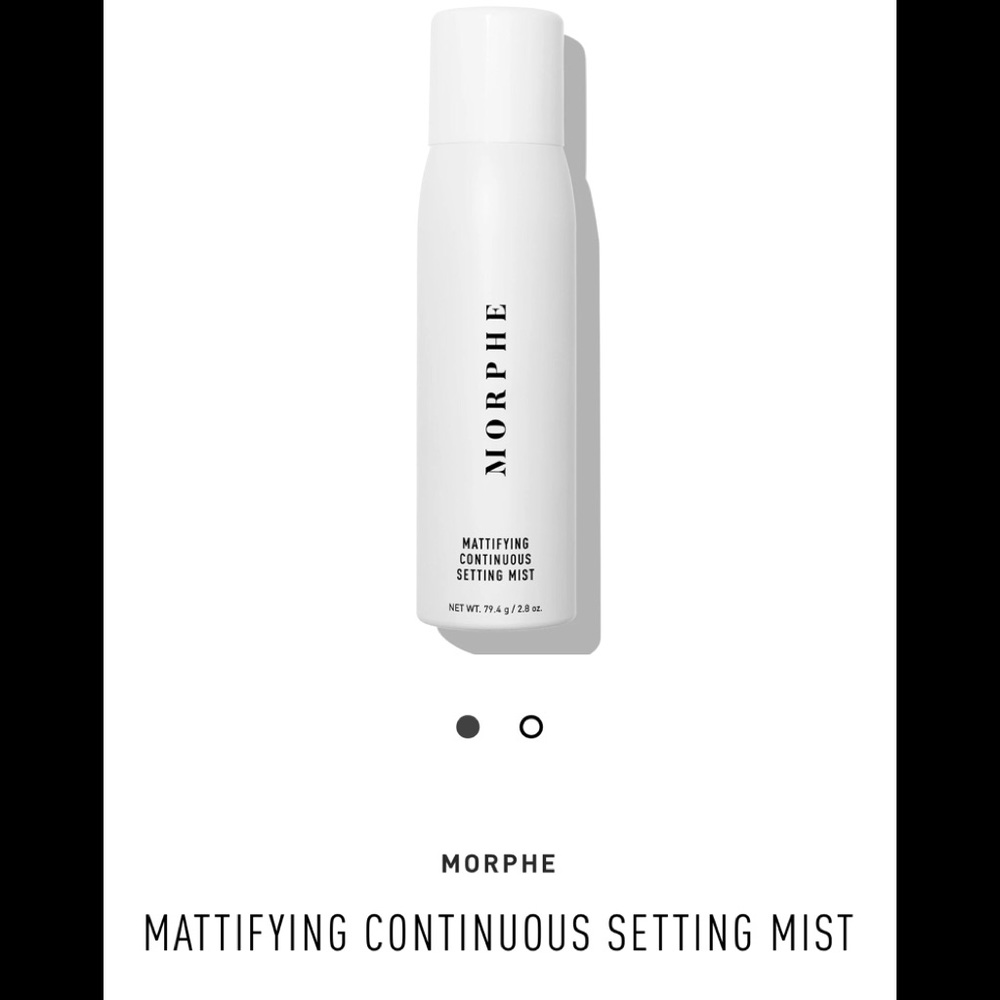 BNWT MORPHE Mattifing continuous setting spray.